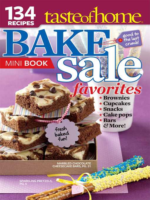 Title details for Taste of Home Bake Sale Favorites Mini Book by Taste Of Home - Wait list